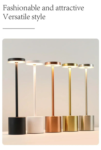 Retro LED Table Lamp Touch Dimmable Desk Lamp