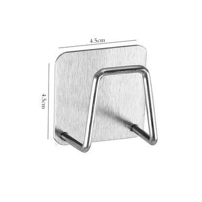 Kitchen Sponges Holder Stainless Steel (Sticky No-drill)