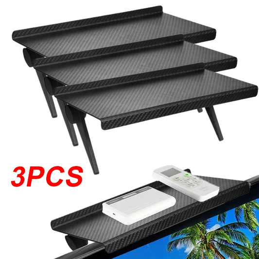 TV/Monitor Top Shelf Storage Rack
