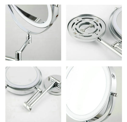 8" Rechargeable Vanity Mirror(10x Magnification)