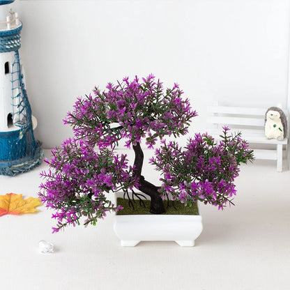 Potted Bonsai Artificial Plant