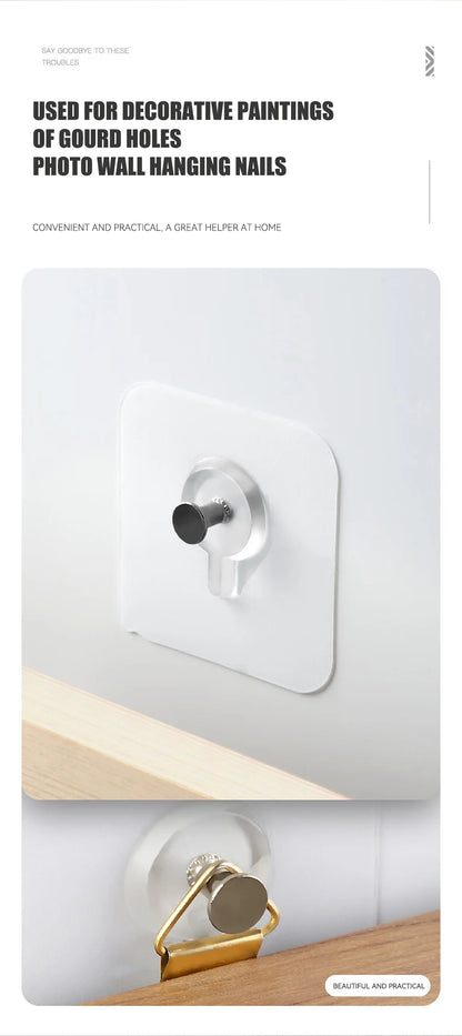 Strong Adhesive Wall Hook Without Piercing