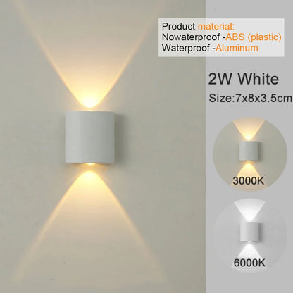 Modern Indoor/Outdoor LED Wall Light