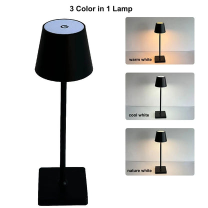 Retro LED Table Lamp Touch Dimmable Desk Lamp