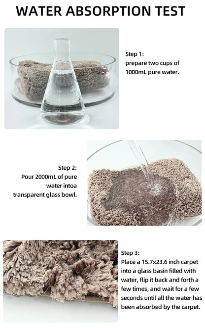 Ultra-Soft Non-Slip Rug & Water Absorber