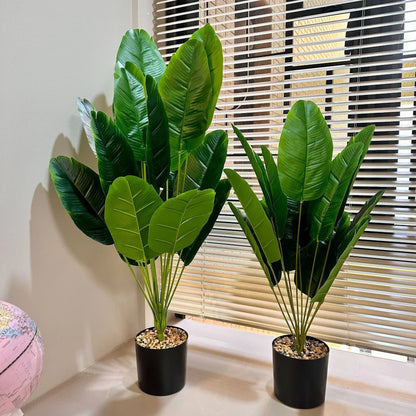 18 Large Artificial Banana Plant Leaves