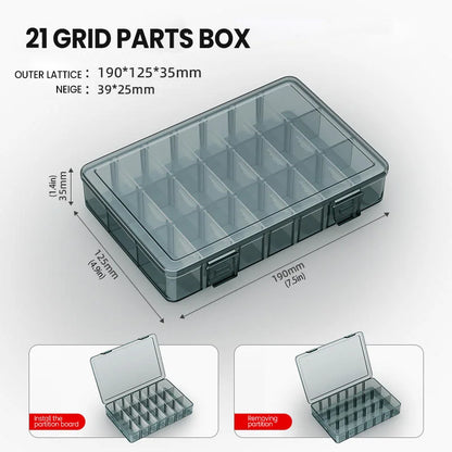 Multi-Partition Parts Box
