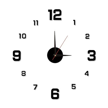 Luminous Digital Clock DIY Stereoscopic Wall Clock