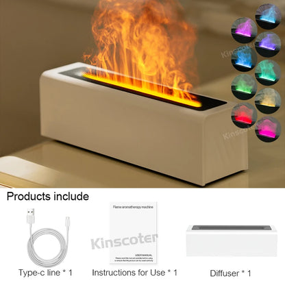 RGB Oil Flame Aroma Diffuser
