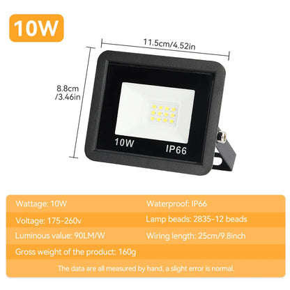 LED Outdoor Floodlight 10W/20W/30W/50W/100W(220V)