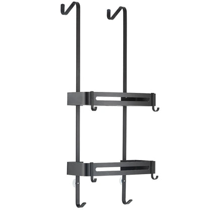 Nail-Free Hanging Bath Shelves