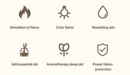 RGB Oil Flame Aroma Diffuser