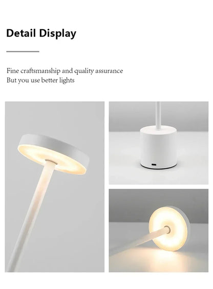 Retro LED Table Lamp Touch Dimmable Desk Lamp