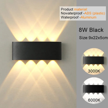 Modern Indoor/Outdoor LED Wall Light