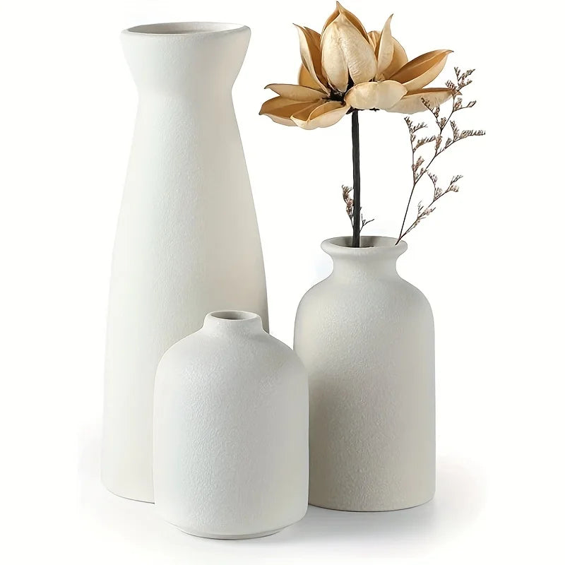 Set of 3 Decent Ceramic Vase