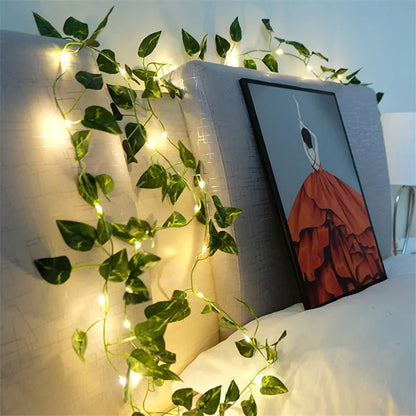 Flower Leaf Garland LED Lights