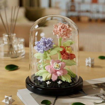 Flower Bouquet Bonsai Building Blocks