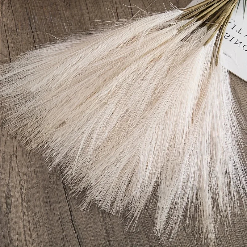 10pcs Faux Pampas Grass for Vase Decoration