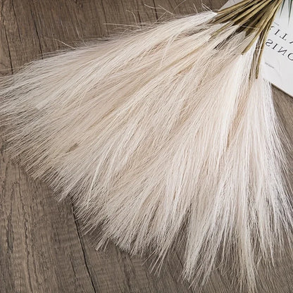 10pcs Faux Pampas Grass for Vase Decoration