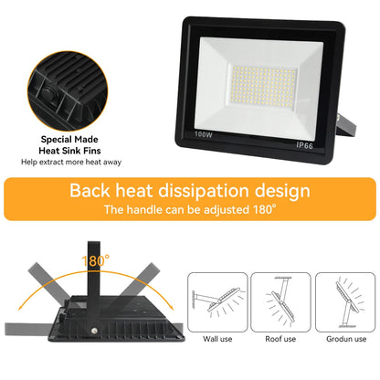 LED Outdoor Floodlight 10W/20W/30W/50W/100W(220V)