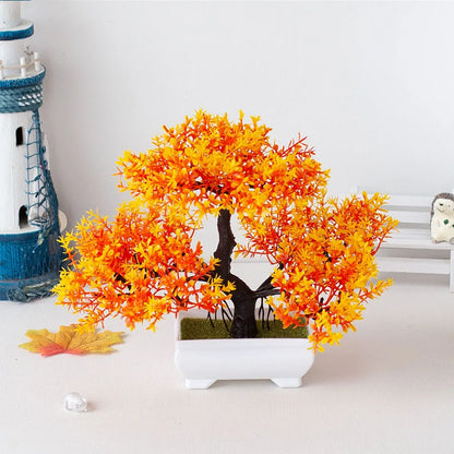 Potted Bonsai Artificial Plant