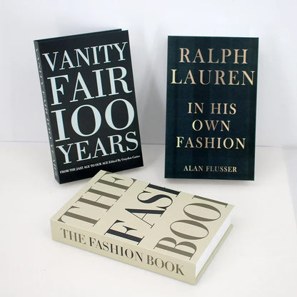 3-Pcs Fashion Fake Book Set (Decoration)