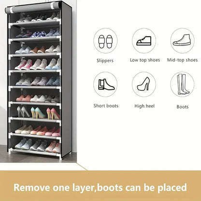 40-50 Pair 9-Tier Shoe Storage Shelf