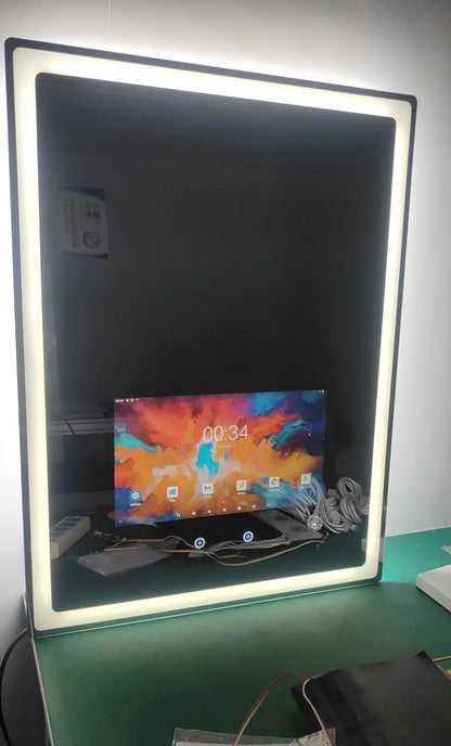Luxury Glass Smart Mirror with Android TV & LEDs