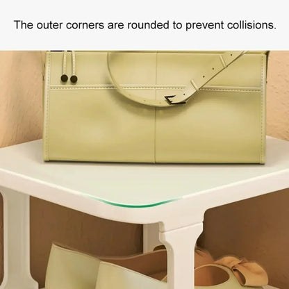 Wall Corner Shoe Shelves