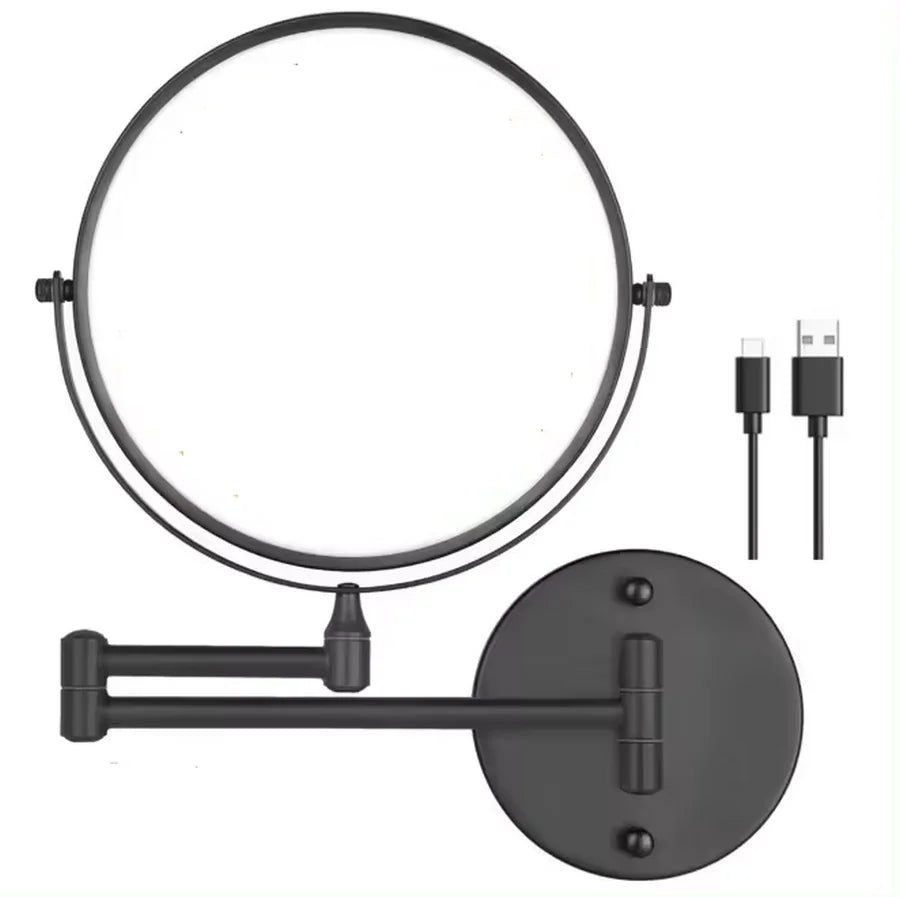 8" Rechargeable Vanity Mirror(10x Magnification)