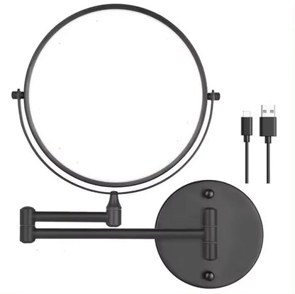 8" Rechargeable Vanity Mirror(10x Magnification)