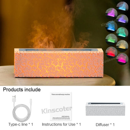 RGB Oil Flame Aroma Diffuser