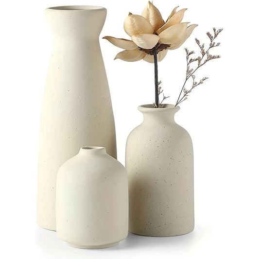 Set of 3 Decent Ceramic Vase