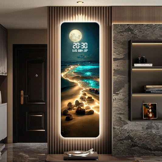 Wave & Moon Clock