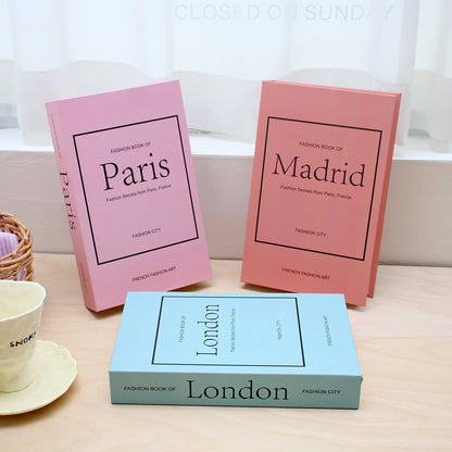 3-Pcs Fashion Fake Book Set (Decoration)