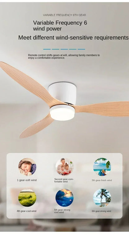 Remote Ceiling Fan &  LED Light