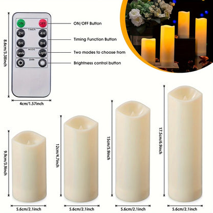 Waterproof Flameless Candles with Remote