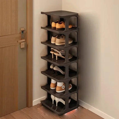 Wall Corner Shoe Shelves