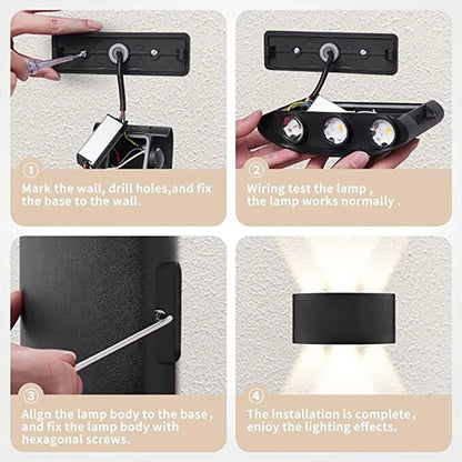 Modern Indoor/Outdoor LED Wall Light