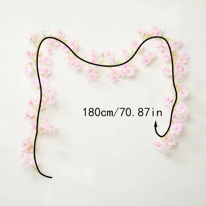 Artificial Silk Cherry Blossom Vine DIY Arrange