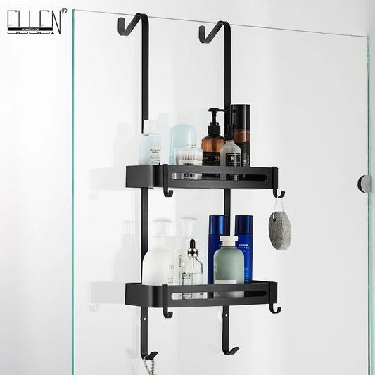 Nail-Free Hanging Bath Shelves