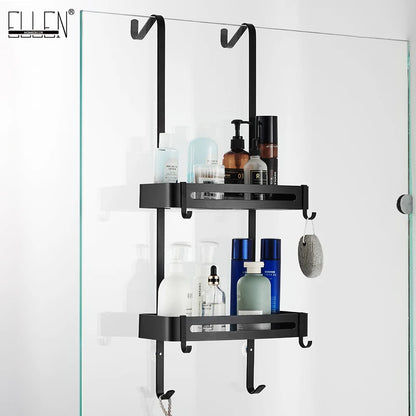 Nail-Free Hanging Bath Shelves
