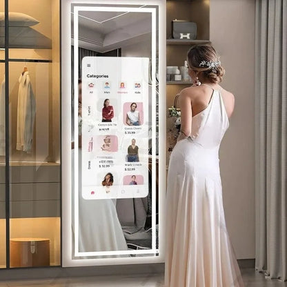 Luxury Glass Smart Mirror with Android TV & LEDs