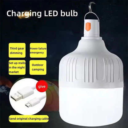 Rechargeable USB Camping LED Bulb with Hook