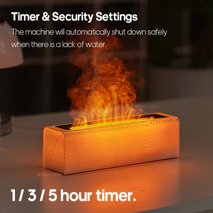 RGB Oil Flame Aroma Diffuser