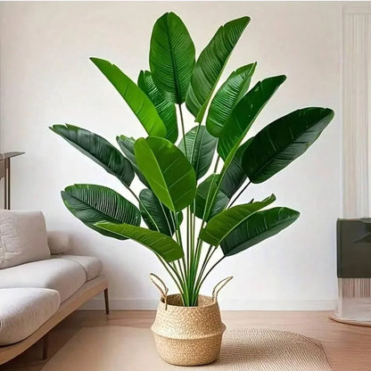 18 Large Artificial Banana Plant Leaves