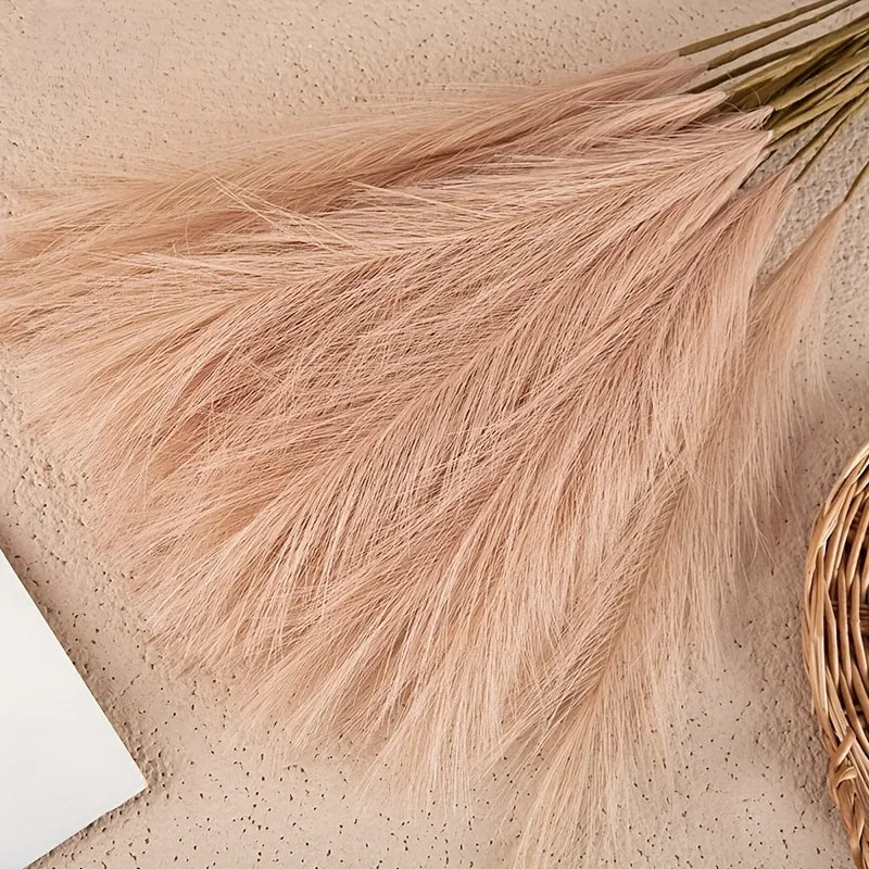 10pcs Faux Pampas Grass for Vase Decoration