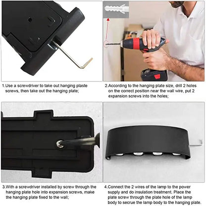 Modern Indoor/Outdoor LED Wall Light