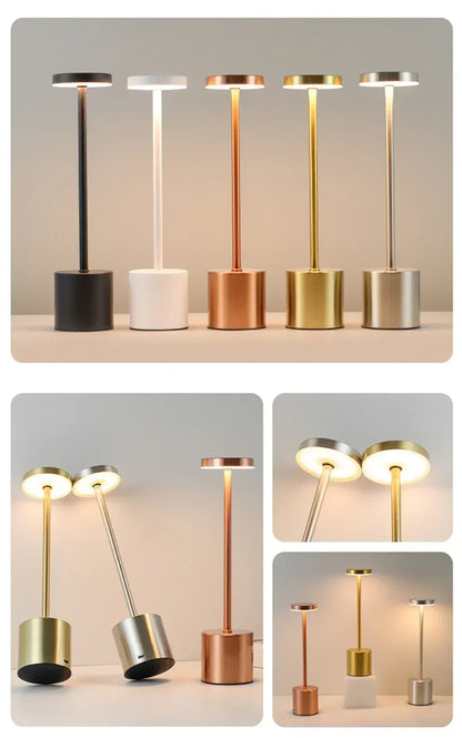 Retro LED Table Lamp Touch Dimmable Desk Lamp