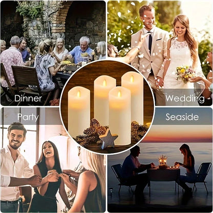 Waterproof Flameless Candles with Remote